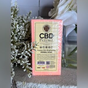 New & Seal - Prédiré Paris - CBD Papaya Skin Brightening Herbal Soap